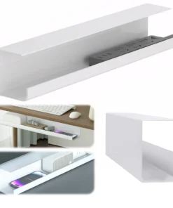 Under Desk Cable Shelf Metal Tray