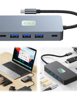 Dual HDMI-Compatible Docking Station