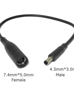 1pc For Dell Laptop DC Power Charge Converter Adapter Cable Cord 7.4x5.0 female to 4.5x3.0 mm male Dropshipping